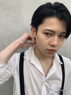 エルオム(EL.HOMME) 【YUKI】ナチュラル×かき上げバング