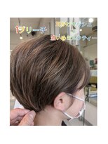 ベストヘアー 上本郷店 耳かけマッシュ×グレージュ【松戸市　上本郷　BEST HAIR】