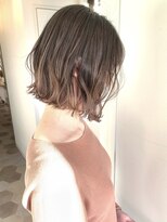 カルテット(Quartett)&nbsp;【Quartett】大人可愛いプラチナベージュバレイヤージュボブ