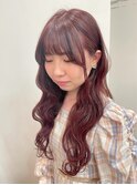 ピンク紫強めのピンクブラウン