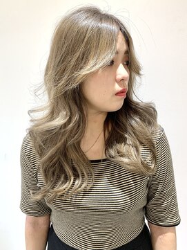 フォーク FOLK 【FOLK】ハイトーンシルバー☆似合わせゆる巻きロング♪