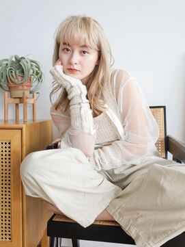 テトテ 三宮店(Tetote) 【tetote三宮】シアーカラー/ホワイトベージュ