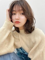 ホォレ 豊中店(fore)&nbsp;ベージュインナーカラーショートボブレイヤーミディアム前髪