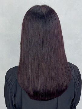 アイティーバイアルバム 八王子店(IT by ALBUM) ピンクブラウン_ピンクブラウン切りっぱなしボブ_ba470241