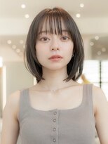 イオ 本厚木(io)&nbsp;切りっぱなしボブ美髪質改善レイヤーボブナチュラルカラー