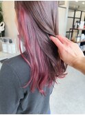 大人可愛いピンクカラー
