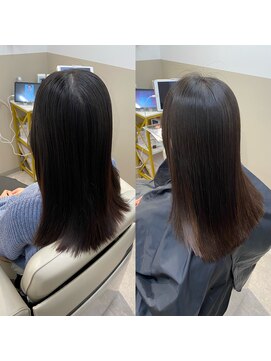 シュヴーブリヤン(cheveux brillants) 【美髪矯正で再現性100%艶髪】乾かしただけの仕上がりです