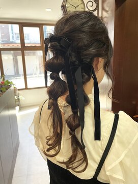 アイズウェスト(I's WEST) 人気ツインアレンジ/ヘアセット/函館美容室