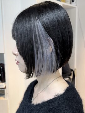 ミーム 原宿 表参道(meme) ”インナーカラーホワイト