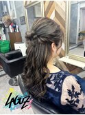 【ヘアセット】 ナチュラルウェーブハーフ 茅ヶ崎 早朝セット