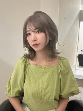 ノイズ エコル(Hair&Make NOISM ekolu ) 大人可愛い20代30代40代小顔ウルフレイヤーボブ丸みショートボブ