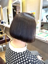 ヘアーメイクロージー 八軒店 (HAIR MAKE ROSY)&nbsp;インナーカラーショートカットシュートボブハイライトメッシュ