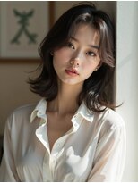 モードケイズ 調布店(MODE K's)&nbsp;レイヤーボブ_顔周り韓国ヘア透明感調布ブリーチ縮毛矯正