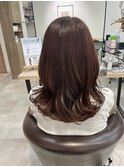 ★くびレイヤー髪質改善カラーラテベージュカラー