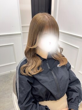 リルミー(Lilme) ブリーチで叶える♪まろみカラーミルクティーベージュ＊新井