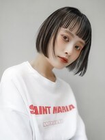 ギークス(GEEKS)&nbsp;【GEEKS渋谷】オン眉ボブ/アンブレラカラー/初ブリーチ/秋カラー