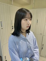 クラン 横浜(Clanc)&nbsp;オリーブカラー×柔らかレイヤーカット