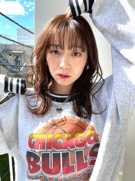 ワンズ ナゴヤ ヴィラ 名古屋栄(ONE's NAGOYA VILA) 黒髪クラゲヘアー/オリーブグレー/小顔ココアベージュ