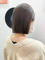 デート 下北沢(DATE) 下北沢切りっぱなしボブリーチカラーダブルカラーレイヤーボブ◇