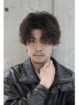 フィフスパーク(fifth PARK)&nbsp;渋谷ルーズパーマfifth束感シャドウパーマ無造作メンズパーマ