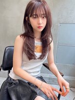 エイチ(H eitf)&nbsp;H【eitf】　原宿　表参道　レイヤーカット/ブラウン