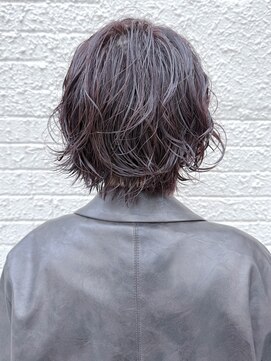 モリオ フロム ロンドン 成増店 【morio成増/児玉】ショートパーマ　ピンクブラウン