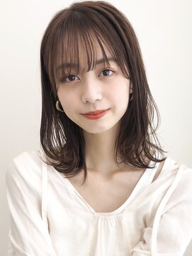 リヤン 表参道(lyann) 薄めバング大人可愛い美髪小顔カットエアリーカールうるツヤ