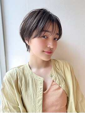 バイエイト(X８) 大人ショートボブ丸みショートカットマッシュショート前髪あり