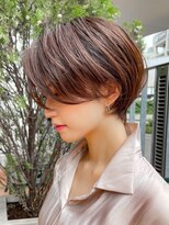 ハルキミナト メゾン(HM MAISON)&nbsp;30代40代50代耳かけショート前髪なしハンサムショートカット
