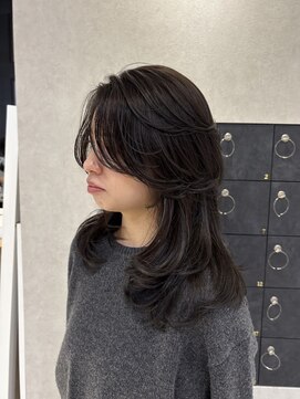 ザザ シンジュク(ZA/ZA shinjuku) 毛流れレイヤー/大人レイヤー/レイヤーカット