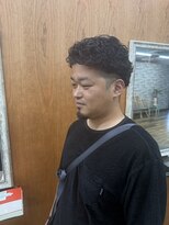 アーシャム(Arsham)&nbsp;メンズパーマ　ツイストパーマ　久留米美容室　久留米