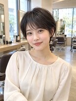 テーラヘアー 湘南台店(TELA HAIR)&nbsp;黒髪前髪ありショート