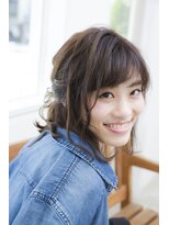 髪質改善ヘアエステ ブリスク(Brisk) 楽アレンジ♪おくれ毛たっぷり!で大人カジュアルポニー☆