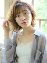 ネオリーブ ジューク 日吉店(Neolive JuQ)&nbsp;バレイヤージュ小顔ボブツヤ感ノーブル前下がりショート 日吉