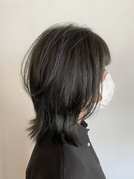 カームバイリコ 学芸大学(calm by liko) 透明感ナチュラルウルフレイヤー/肩はねレイヤー/外はね