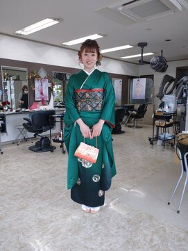 サロン Salon アイ アート 成人式 後撮り