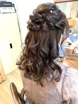 ロカット サロン(Roquat Salon)&nbsp;ハーフアップブライダルアレンジ【浴衣/立川/立川南/国分寺】