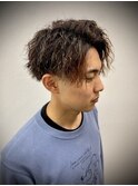 ツイストパーマ/名古屋理容室/メンズ美容院/ビジネスヘア