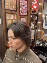 ヘアーデザイン スワロー(hair design Swallow) メンズ　ミディアムカット