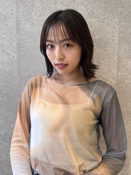 アース 三軒茶屋店(HAIR&MAKE EARTH) 三軒茶屋_レディース_ミディアム_ブラウン_ナチュラル_ボブ_小顔