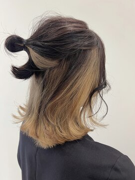 ボスクリエイション(BOSS CREATION) シアーベージュ、ミディアムボブ