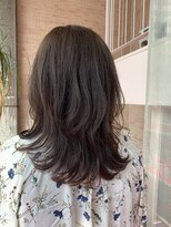 レヴル(REBEL) レイヤーカット/セミロング/ホワイトアッシュ/アッシュカラー