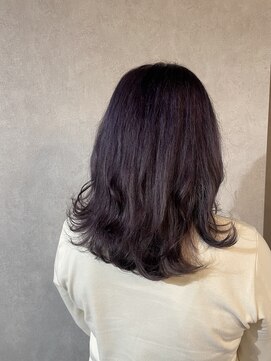 アイ(_i) #ラベンダー#ラベンダーカラー#ダブルカラー