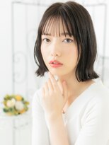 エイトサロン 八潮(8salon)&nbsp;八潮/髪質改善/シースルーバング×アッシュブラック!くびれボブh
