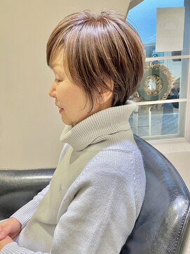 シェル 国分寺(shell) グレージュカラー/ボブウルフ/黒髪/ココアベージュ