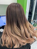 イーストハムヘッドショップ(EAST HAM head shop) グラデーションカラー/サンドベージュ