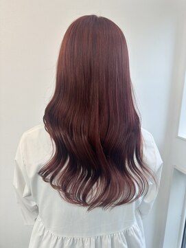 グリ(GURI) ☆ケアブリーチ　Ｗカラー☆カシスレッド/福島市