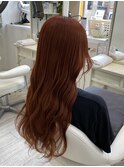 ヘアカラー×ベビーオレンジ