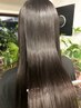 カット+髪質改善ストレート+トリートメント　￥17500