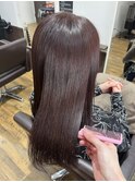 【lotus下枝】ブリーチなし７トーン◎ラベンダーピンク